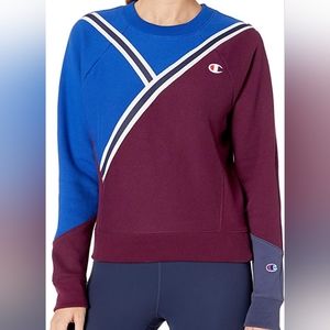 Champion Reverse Weave Color-Block Sweatshirt Small